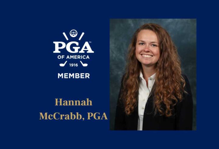 Congratulations to Newly Elected PGA Member, Hannah McCrabb 1